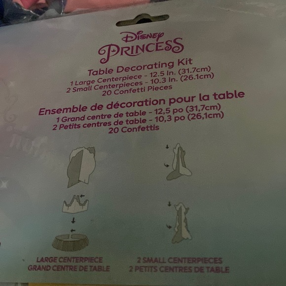 💜 Disney Princess Party Table Decorating Kit - Picture 3 of 6